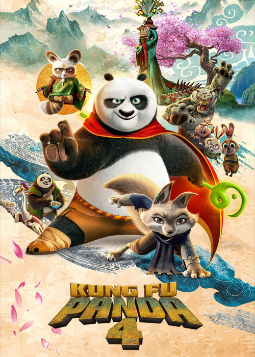 دانلود انیمیشن پاندای کونگ فو کار 4 2024 Kung Fu Panda 4