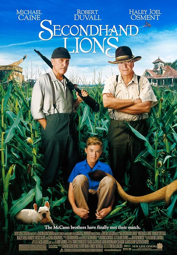 دانلود فیلم شیرهای پوشالی Secondhand Lions 2003