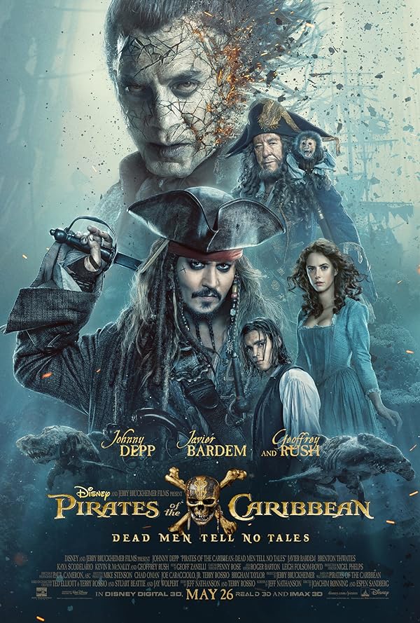 تماشای فیلم دزدان دریایی کارائیب: مرد مرده قصه نمی گوید Pirates of the Caribbean: Dead Men Tell No Tales 2017