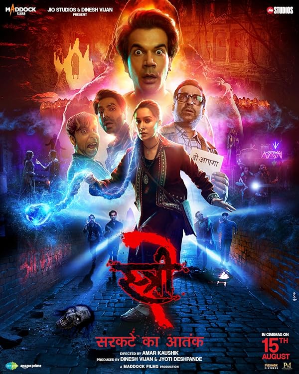 دانلود فیلم هندی استری 2: وحشت سارکتا Stree 2: Sarkate Ka Aatank 2024