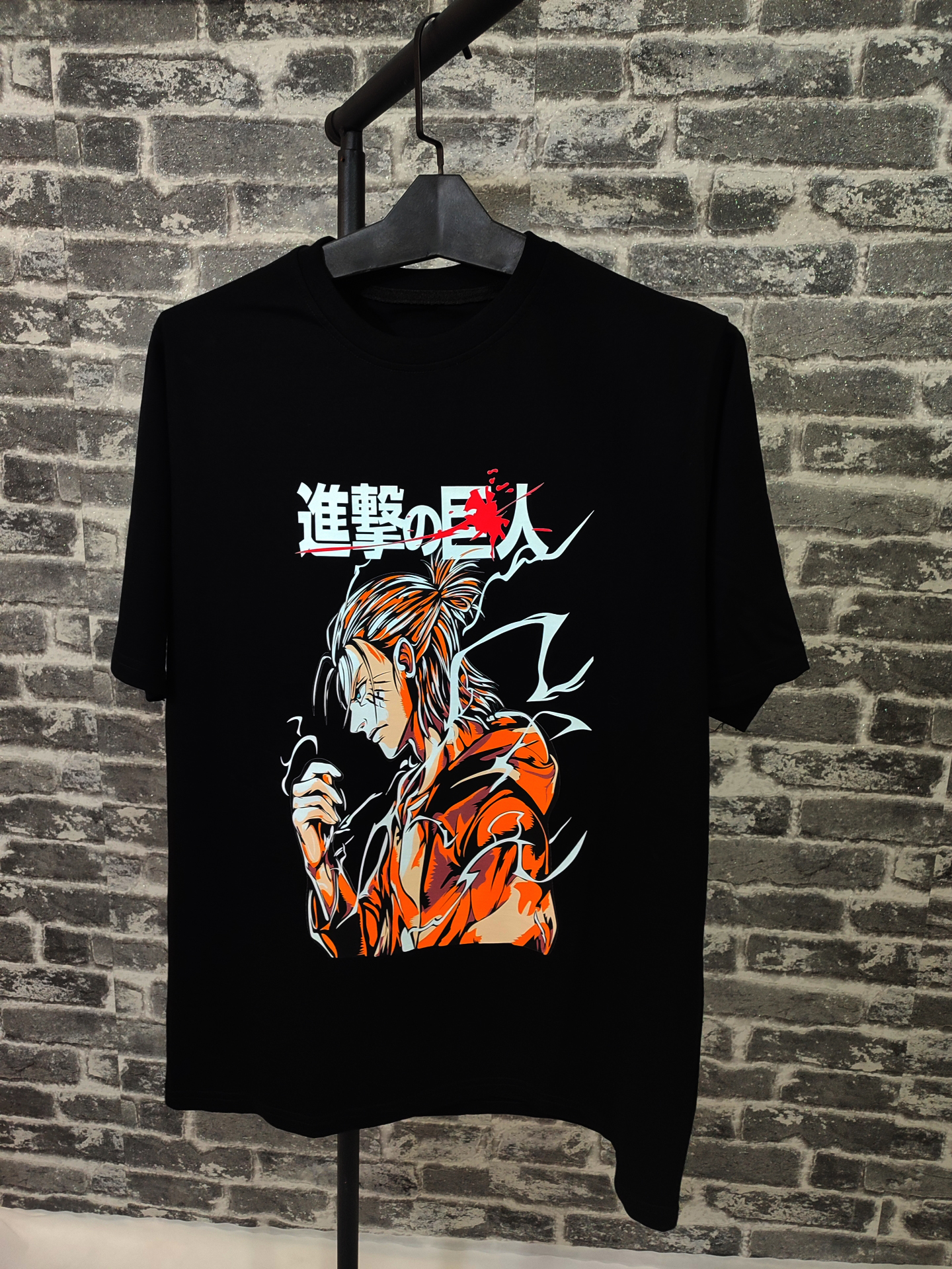 تیشرت طرح انیمه ای ارن یگر Attack on Titan کد 1023