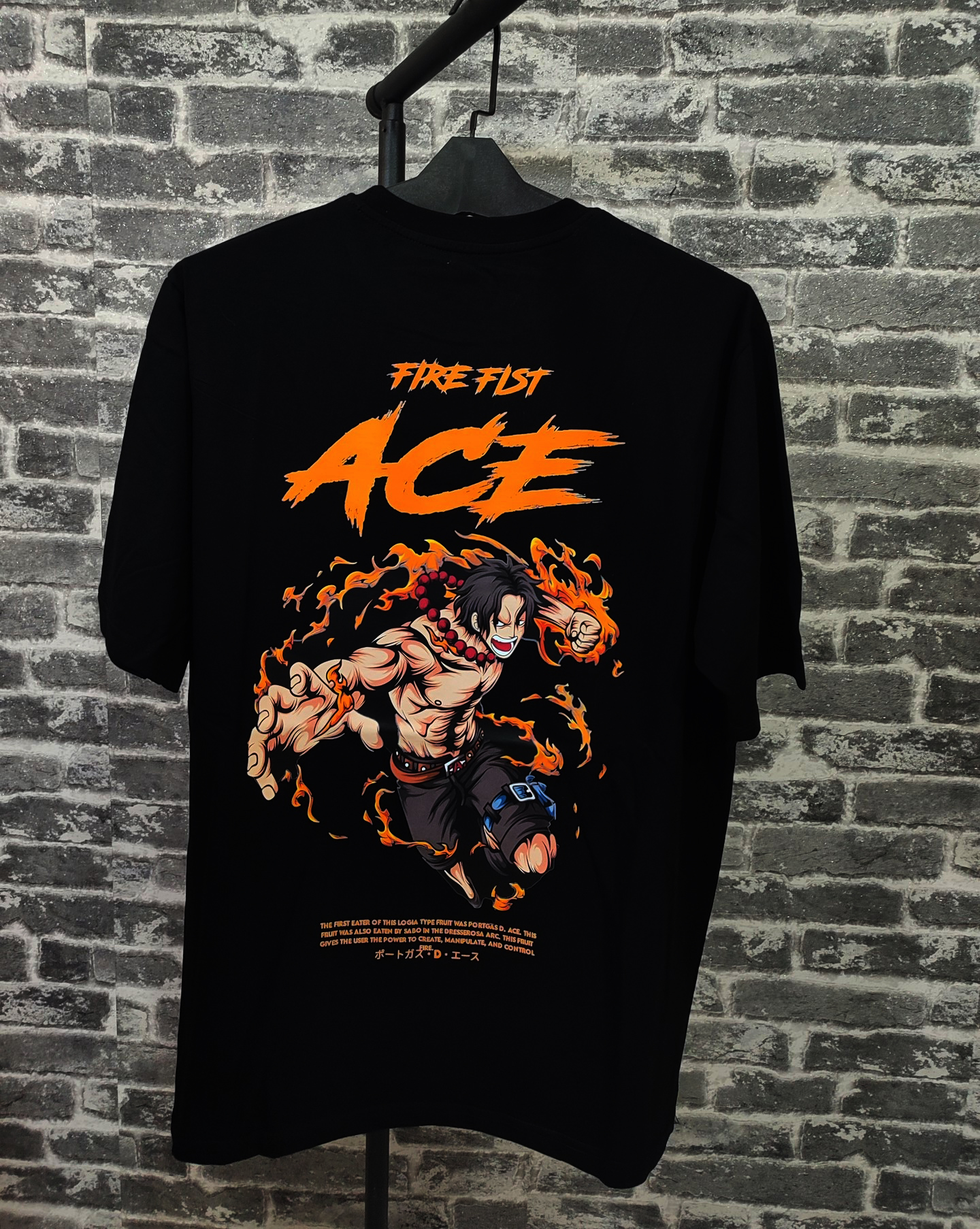 تیشرت طرح انیمه ای ایس وان پیس One Piece کد 1019